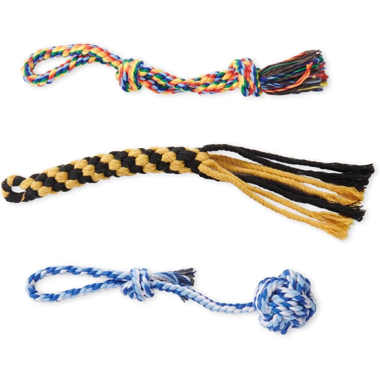 Spring Pole Rope Tug Toys for Medium to Large Dogs - Interactive Bungee Exercise Ropes for Indoor and Outdoor Use (Door Style)
