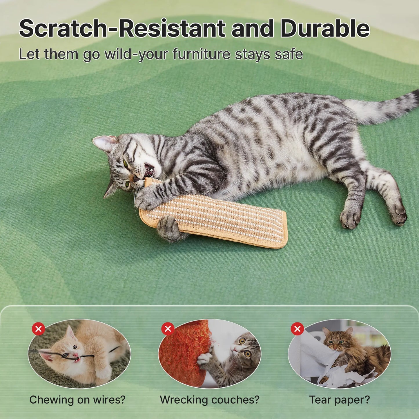 Potaroma 2-Pack Interactive Cat Sisal Kicker Toys for Boredom Relief and Dental Care, Soft Scratching Pillows
