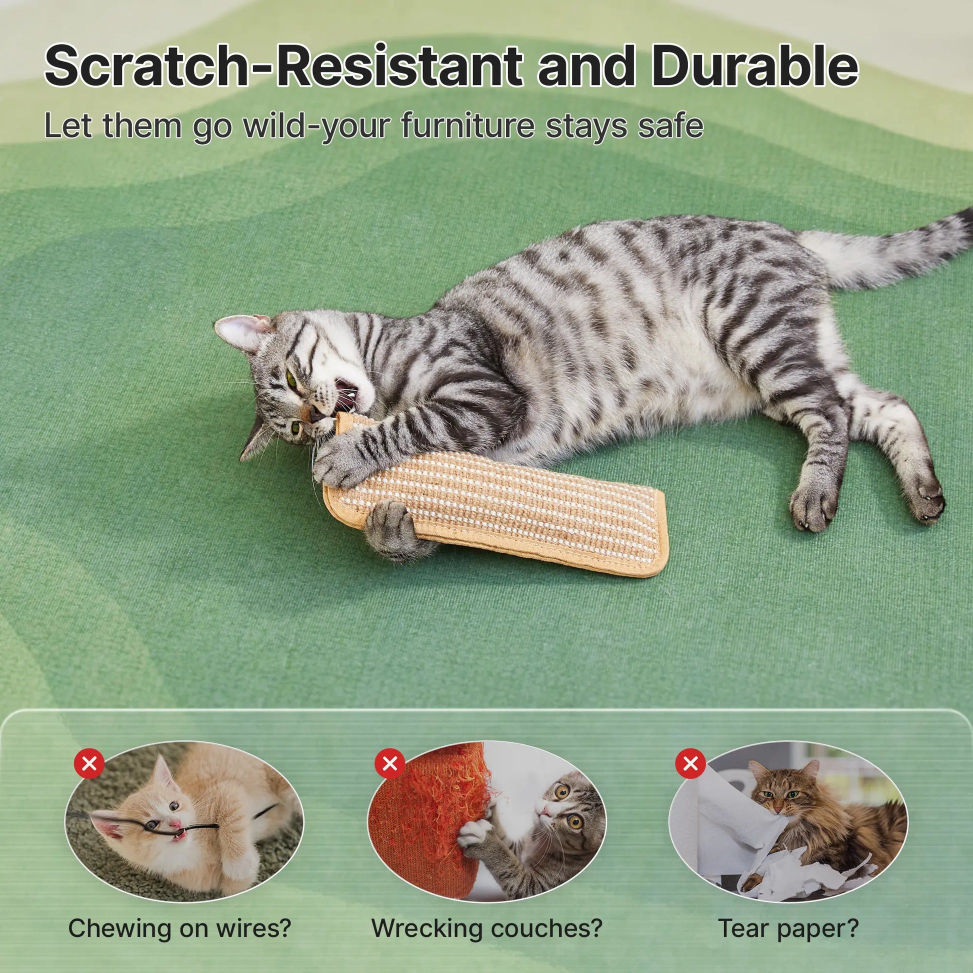 Potaroma 2-Pack Interactive Cat Sisal Kicker Toys for Boredom Relief and Dental Care, Soft Scratching Pillows