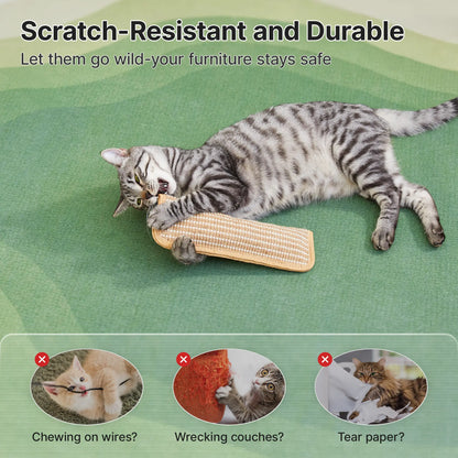 Potaroma 2-Pack Interactive Cat Sisal Kicker Toys for Boredom Relief and Dental Care, Soft Scratching Pillows