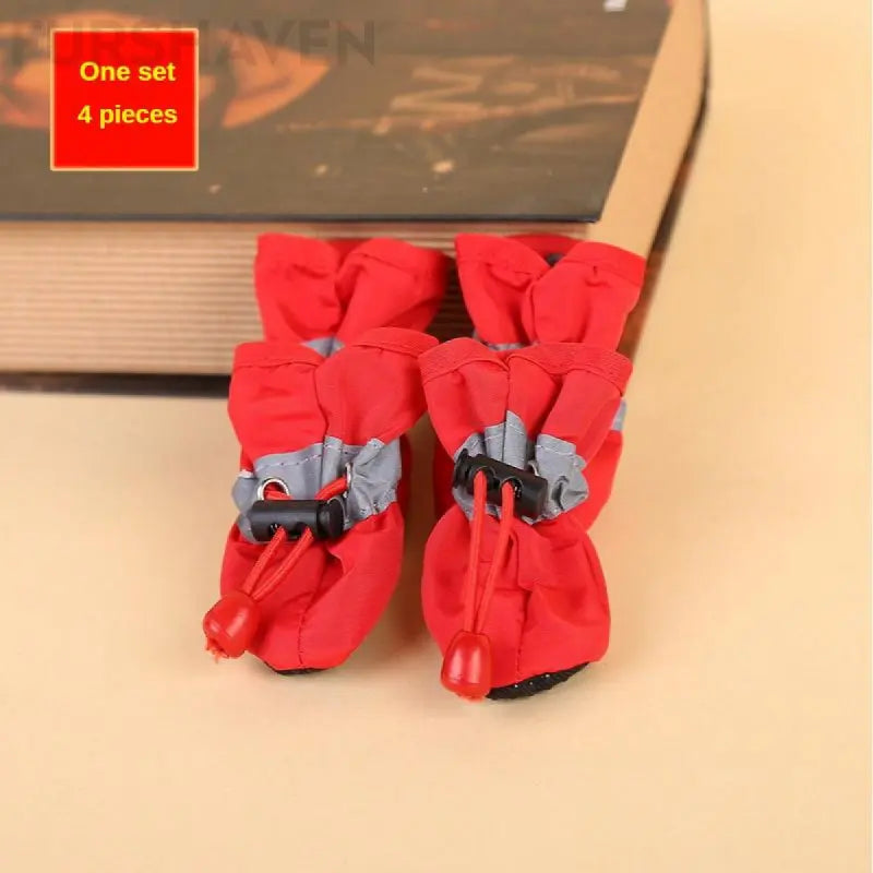 Waterproof Dog Rain Boots for Cats - Non-Slip, Adjustable Comfort Fit, Mud-Proof and Easy-Clean Pet Storm Boots