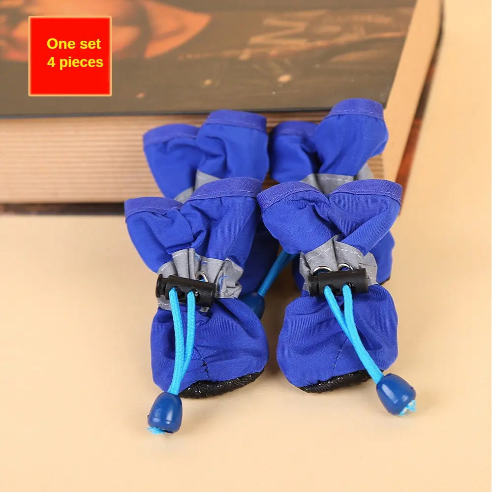 Waterproof Dog Rain Boots for Cats - Non-Slip, Adjustable Comfort Fit, Mud-Proof and Easy-Clean Pet Storm Boots