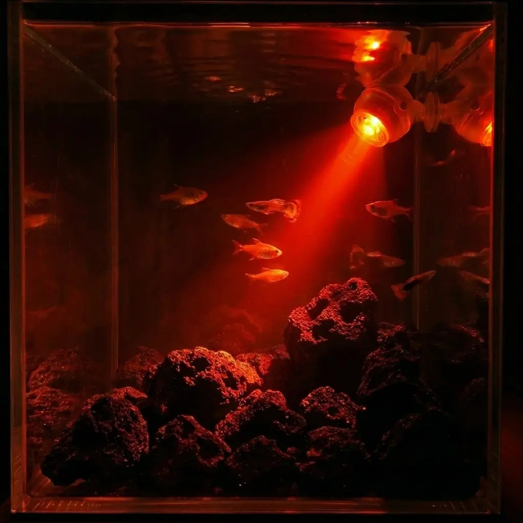 Submersible LED Mood Light for Aquariums - USB Color-Changing Underwater Lamp, Waterproof Night Light for Freshwater and Saltwater Fish Tanks