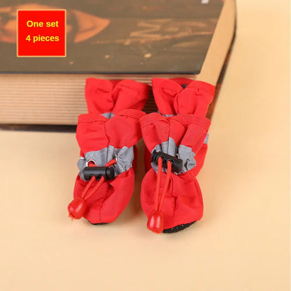 Waterproof Dog Rain Boots for Cats - Non-Slip, Adjustable Comfort Fit, Mud-Proof and Easy-Clean Pet Storm Boots