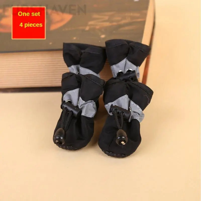 Waterproof Dog Rain Boots for Cats - Non-Slip, Adjustable Comfort Fit, Mud-Proof and Easy-Clean Pet Storm Boots