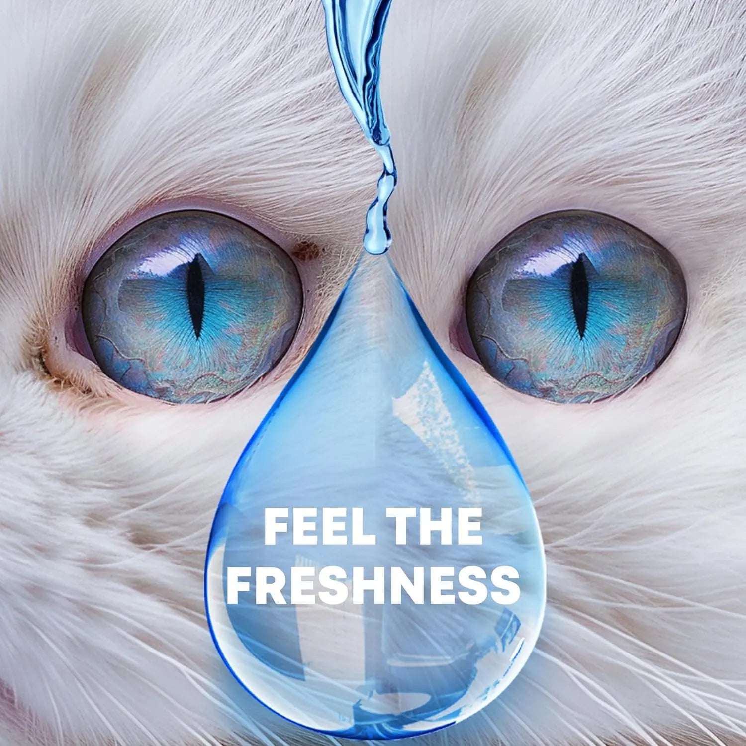 Urbanpluse Natural Pet Eye Drops for Dogs and Cats - 10ML Tear Stain Remover for Itchy, Dry, and Pink Eyes
