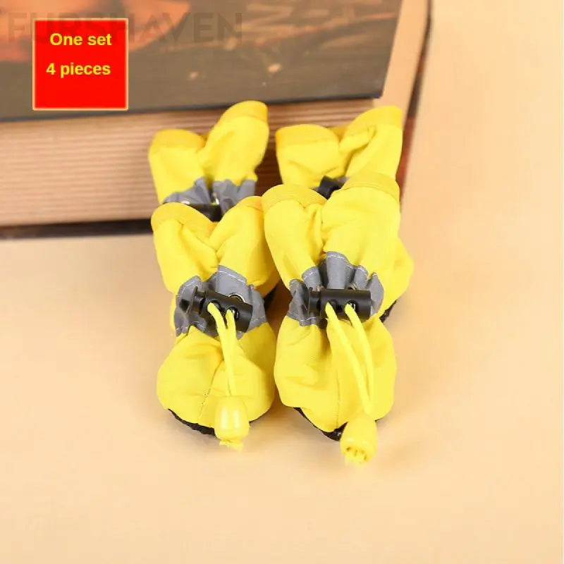 Waterproof Dog Rain Boots for Cats - Non-Slip, Adjustable Comfort Fit, Mud-Proof and Easy-Clean Pet Storm Boots