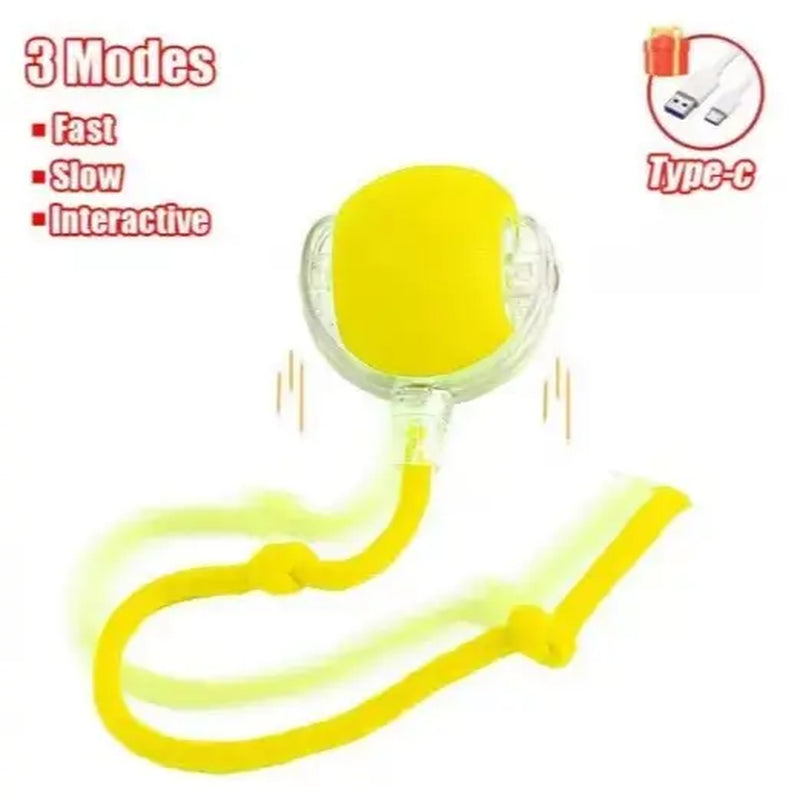 Interactive Cat and Dog Toy Ball with Bird Chirping Sound - USB Rechargeable, Anti-Depression Gift, Smart Motion Sensor, Chew-Resistant Design, Ultra-Quiet Operation, Long-Lasting Battery, Multi-Surface Compatibility