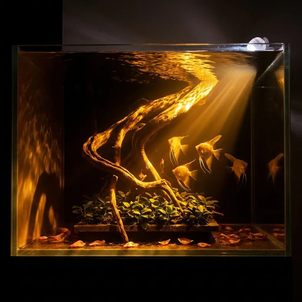 Submersible LED Mood Light for Aquariums - USB Color-Changing Underwater Lamp, Waterproof Night Light for Freshwater and Saltwater Fish Tanks