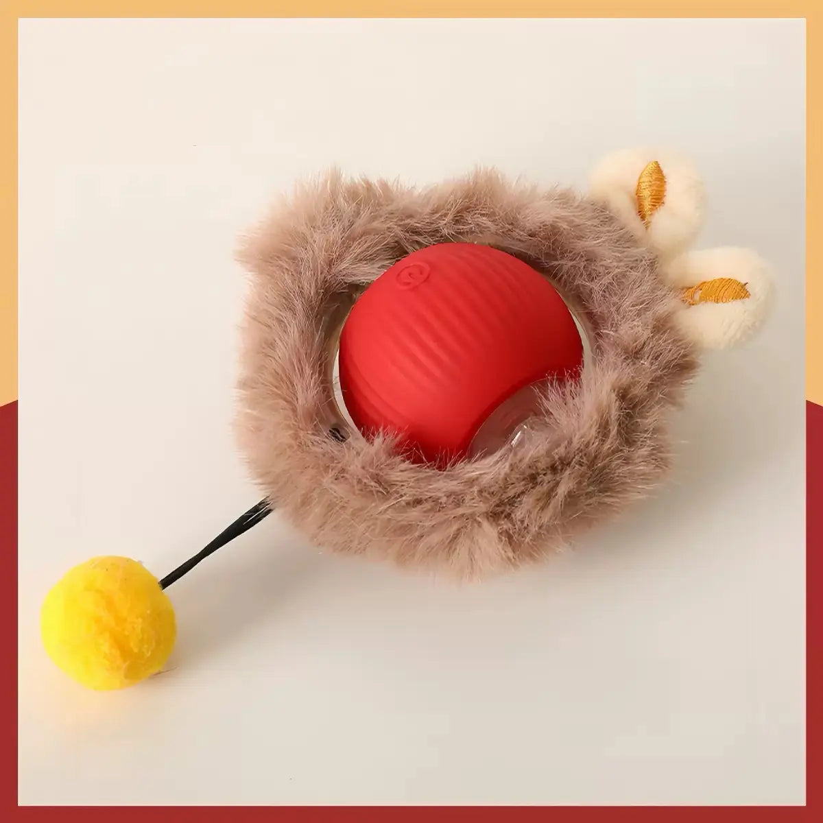 Interactive Cat and Dog Toy Ball with Bird Chirping Sound - USB Rechargeable, Anti-Depression Gift, Smart Motion Sensor, Chew-Resistant Design, Ultra-Quiet Operation, Long-Lasting Battery, Multi-Surface Compatibility