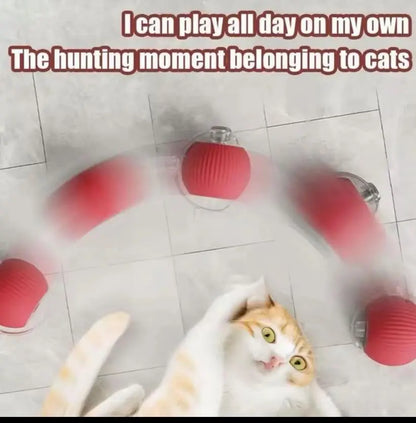 Interactive Cat and Dog Toy Ball with Bird Chirping Sound - USB Rechargeable, Anti-Depression Gift, Smart Motion Sensor, Chew-Resistant Design, Ultra-Quiet Operation, Long-Lasting Battery, Multi-Surface Compatibility